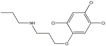 propyl[3-(2,4,5-trichlorophenoxy)propyl]amine 结构式