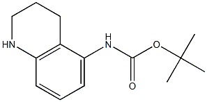 tert-butyl 1,2,3,4-tetrahydroquinolin-5-ylcarbamate 结构式