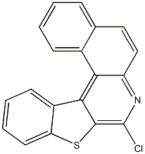 8-chlorobenzo[f][1]benzothieno[2,3-c]quinoline 结构式