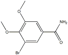 3-bromo-4,5-dimethoxybenzamide 结构式