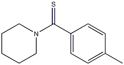 1-(4-methylbenzothioyl)piperidine 结构式