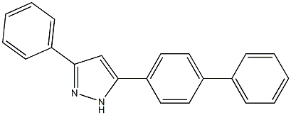 5-[1,1'-biphenyl]-4-yl-3-phenyl-1H-pyrazole 结构式