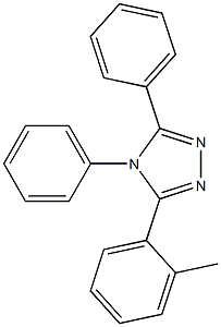 3-(2-methylphenyl)-4,5-diphenyl-4H-1,2,4-triazole 结构式