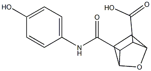 3-[(4-hydroxyanilino)carbonyl]-7-oxabicyclo[2.2.1]heptane-2-carboxylic acid 结构式