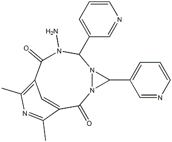 2,6-dimethyl-N'~3~,N'~5~-bis(3-pyridinylmethylene)-3,5-pyridinedicarbohydrazide 结构式