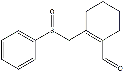 2-[(phenylsulfinyl)methyl]-1-cyclohexene-1-carbaldehyde 结构式