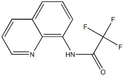 2,2,2-trifluoro-N-(8-quinolinyl)acetamide 结构式