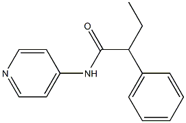 2-phenyl-N-(4-pyridinyl)butanamide 结构式