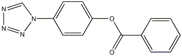 4-(1H-tetraazol-1-yl)phenyl benzoate 结构式