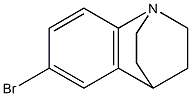 6-bromo-3,4-dihydro-2H-1,4-ethanoquinoline 结构式