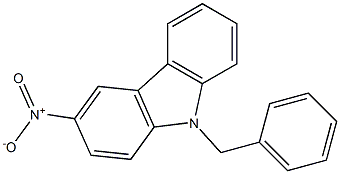 9-benzyl-3-nitro-9H-carbazole 结构式