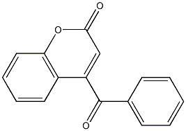 4-benzoyl-2H-chromen-2-one 结构式