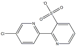 2-(5-chloropyridyl)pyridine-3-sulfonate 结构式