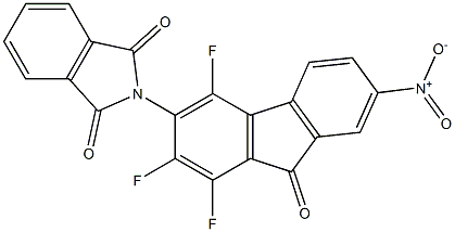 2-{1,2,4-trifluoro-7-nitro-9-oxo-9H-fluoren-3-yl}-1H-isoindole-1,3(2H)-dione 结构式