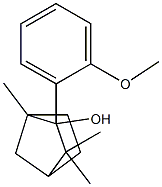 2-(2-methoxyphenyl)-1,3,3-trimethylbicyclo[2.2.1]heptan-2-ol 结构式