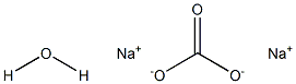 Sodium Carbonate, Monohydrate, Granular, Reagent 结构式
