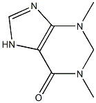 1,3-dimethyl-2,7-dihydropurin-6-one 结构式