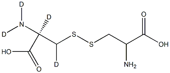Cystine-d4 结构式