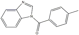 1H-benzimidazol-1-yl(4-methylphenyl)methanone 结构式