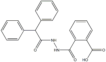 2-{[2-(2,2-diphenylacetyl)hydrazino]carbonyl}benzoic acid 结构式