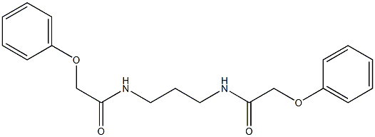 2-phenoxy-N-{3-[(2-phenoxyacetyl)amino]propyl}acetamide 结构式