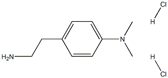 4-(2-aminoethyl)-N,N-dimethylaniline dihydrochloride 结构式