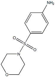 4-(4-morpholinylsulfonyl)phenylamine 结构式