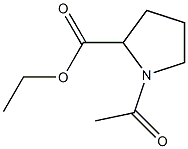 ethyl 1-acetyl-2-pyrrolidinecarboxylate 结构式