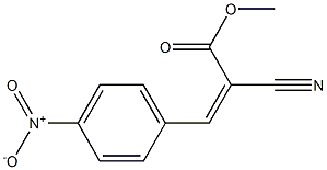 methyl (Z)-2-cyano-3-(4-nitrophenyl)-2-propenoate 结构式