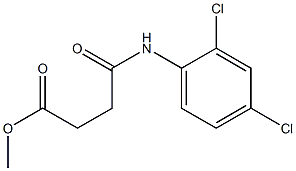 methyl 4-(2,4-dichloroanilino)-4-oxobutanoate 结构式