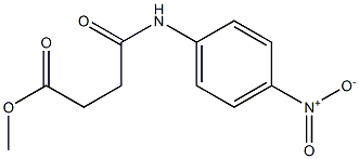 methyl 4-(4-nitroanilino)-4-oxobutanoate 结构式