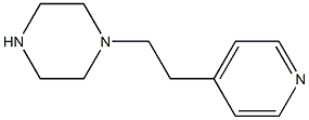 1-[2-(4-吡啶基)乙基]哌嗪 结构式