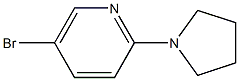 2-(吡咯烷-1-基)-5-溴吡啶 结构式