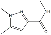 N,1,5-三甲基-1H-吡唑-3-甲酰胺 结构式