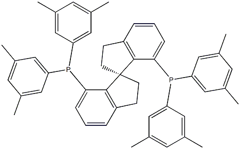 (R)-7,7'-双(二对甲基苯基膦基)-1,1'-螺二氢茚 结构式