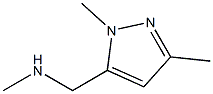 N-甲基-(1,3-二甲基-1H-吡唑-5-基)甲胺 结构式