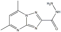 5,7-dimethyl[1,2,4]triazolo[1,5-a]pyrimidine-2-carbohydrazide 结构式