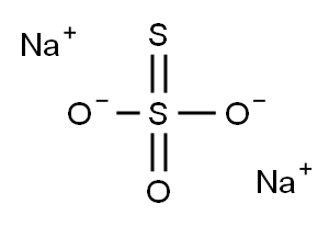 硫代硫酸钠溶液,0,002 MOL/L (0,002 N) 结构式