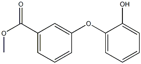 3-(2-Hydroxyphenoxy)benzoic acid methyl ester 结构式