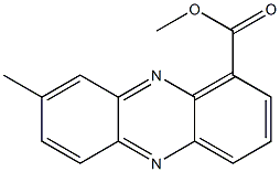 8-Methyl-1-phenazinecarboxylic acid methyl ester 结构式