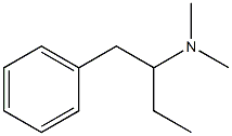 2-(Phenyl)-1-ethyl-N,N-dimethylethanamine 结构式