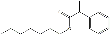 2-Phenylpropanoic acid heptyl ester 结构式