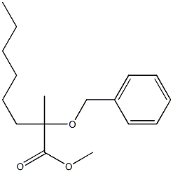 2-Benzyloxy-2-methyloctanoic acid methyl ester 结构式