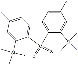 Trimethylsilyl(4-methylphenyl) thioketoneoxide 结构式