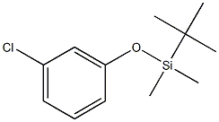 1-Chloro-3-(tert-butyldimethylsiloxy)benzene 结构式