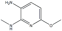 6-Methoxy-2-(methylamino)-3-pyridinamine 结构式