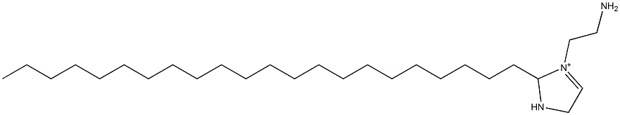 3-(2-Aminoethyl)-2-docosyl-3-imidazoline-3-ium 结构式