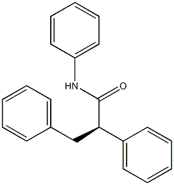 [R,(-)]-2,3,N-Triphenylpropionamide 结构式