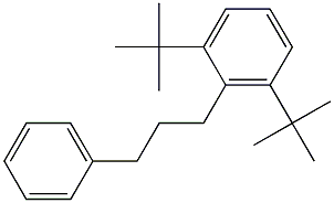 1-(2,6-Di-tert-butylphenyl)-3-phenylpropane 结构式