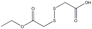 2,2'-Dithiobis(acetic acid ethyl) ester 结构式